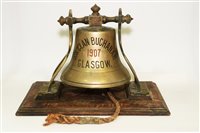 Lot 508 - S.S Clan Buchanan 1907 brass bell