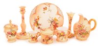 Lot 152 - Pieces of blush ivory Royal Worcester