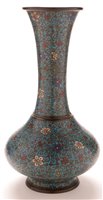 Lot 68 - A Chinese cloisonne vase