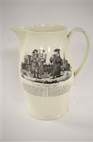 Lot 108 - Late 18th Century Liverpool creamware jug