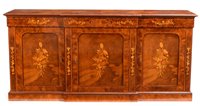 Lot 1007 - A Victorian breakfront side cabinet.