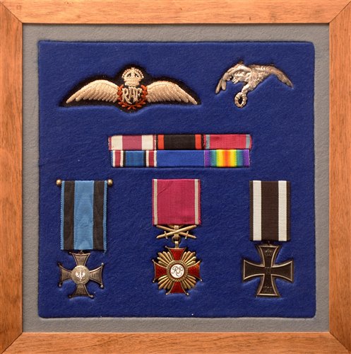 Lot 488 - The Medals of Squadron Leader Zarski
