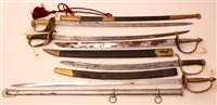 Lot 494 - Five swords from America and Europe