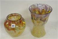 Lot 421 - Two Monart vases