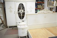 Lot 485 - White painted bedroom suite