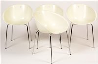 Lot 1129 - Four Pedrali 'Gliss' plastic chairs