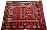 Lot 872 - Hatchli Turkman rug