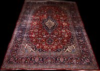 Lot 895 - A Kashan carpet