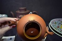 Lot 578 - Redware teapot and a Yi Xing
