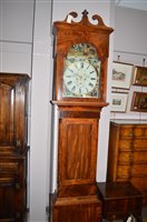 Lot 792 - A longcase clock.
