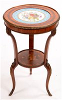 Lot 1027 - An ornate 19th Century kingwood and gilt bronze table ambulant