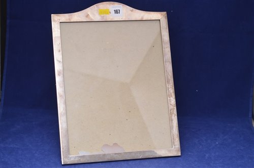 Lot 167 - A George V silver picture frame