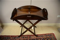 Lot 874 - Butlers tray on stand