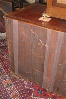 Lot 710 - A mahogany architect's chest.