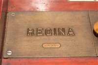 Lot 135 - Regina musical box and disks.