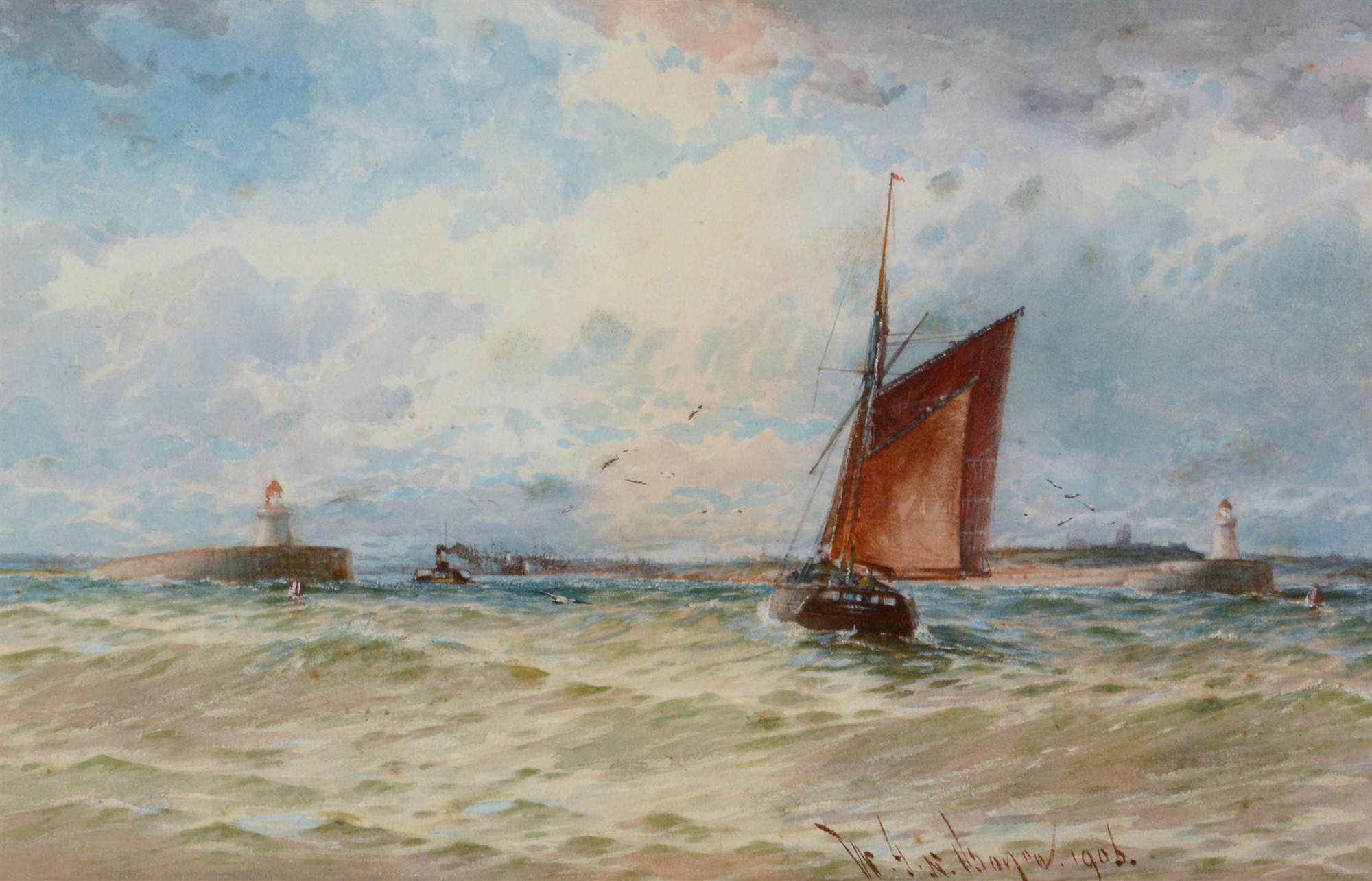 Lot 188 William Thomas Nichols Boyce watercolours.