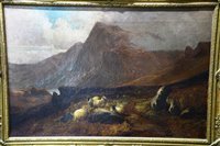 Lot 415 - Clarence Henry Rode - A view in the Scottish Highlands.
