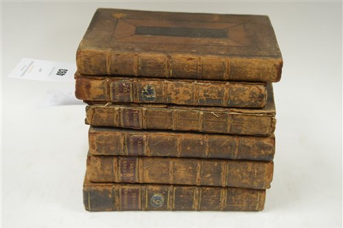 Lot 493 - Six volumes of Clarendon's history 1705