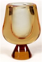 Lot 1005 - 1970's art glass vase