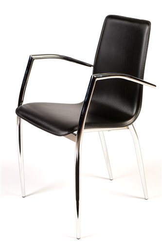 Lot 1113 - Modern tubular steel chair