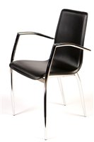 Lot 1113 - Modern tubular steel chair