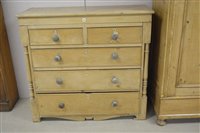 Lot 400 - Pine chest drawers