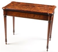 Lot 741 - Victorian card table.