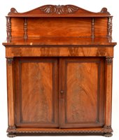 Lot 742 - Mahogany chiffonier