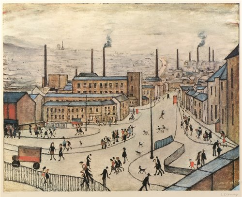 Lot 155 - After Laurence Stephen Lowry - print.