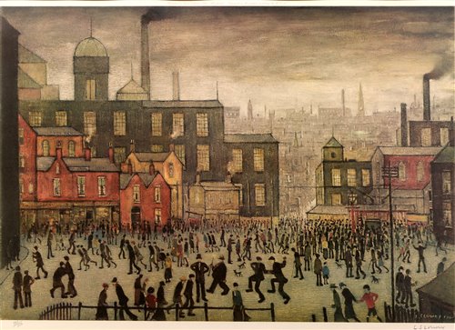 159 - After Laurence Stephen Lowry -print.