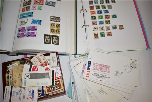 Lot 44 - Stamps and match books