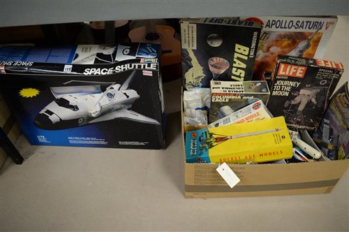 Lot 125 - Space toys and models