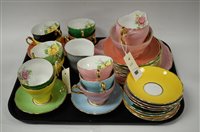 Lot 180 - Multi Coloured Tea Set