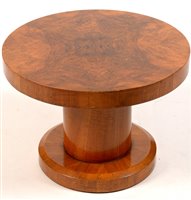 Lot 1114 - A mid 20th Century walnut veneered occasional table.
