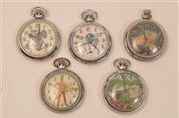 Lot 1538 - Five pocket watches