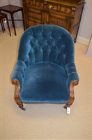 Lot 716 - An easy chair.