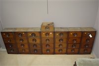 Lot 563 - 19th Century apothocary drawers