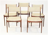 Lot 1148 - Attributed to Vanson: five dining chairs.