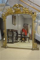 Lot 560 - A 19th Century over mantel mirror