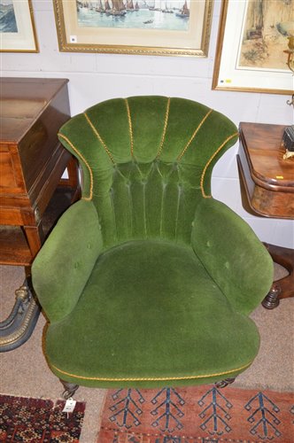 Lot 693 - A Victorian chair.