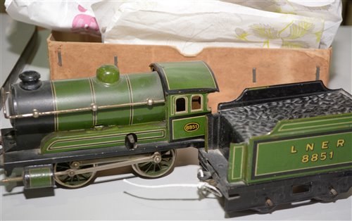 Lot 1853 - Bing 0-Gauge loco and tender