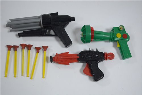 Lot 1553 - Three plastic 'Space Guns'