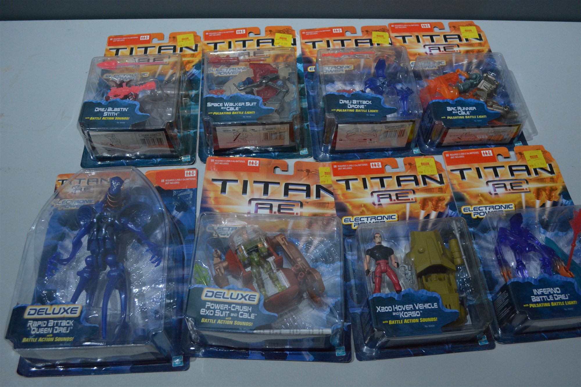 Lot of Titan outlet A.E. toys