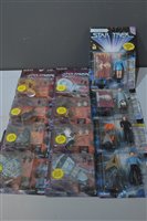 Lot 1346 - Star Trek figurines and ships