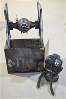 Lot 1192 - Star Wars Tie Fighter and Tie Interceptor's helmet