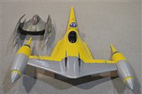 Lot 1197 - Star Wars Naboo Fighter and Vulture Droid displays