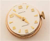 Lot 465 - Rolex, A lady's 9ct gold cased wristwatch, 1960's