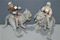 Lot 1222 - Kenner Tauntauns and riders