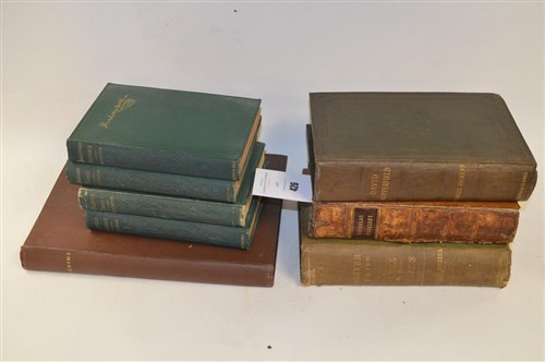 Lot 426 - Nine volumes of various Dickens.