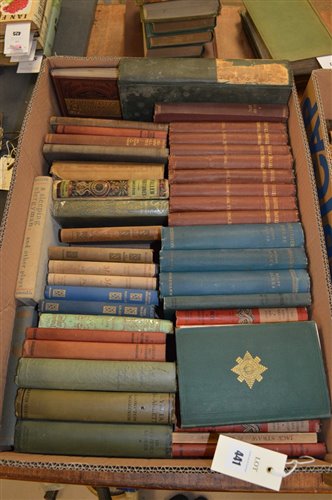 Lot 441 - Box of books
